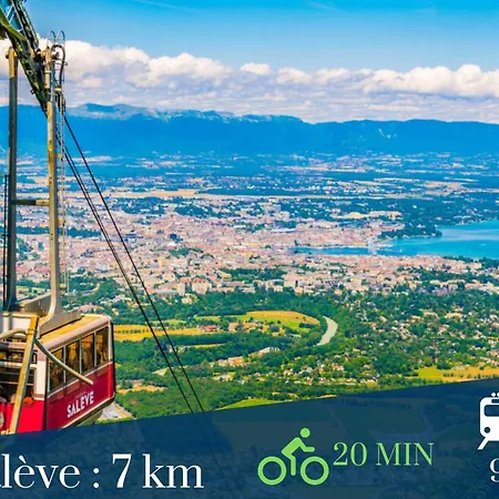 Homey Purity / New / Parking Gratuit / Proche Tram / Aux Portes De Geneve